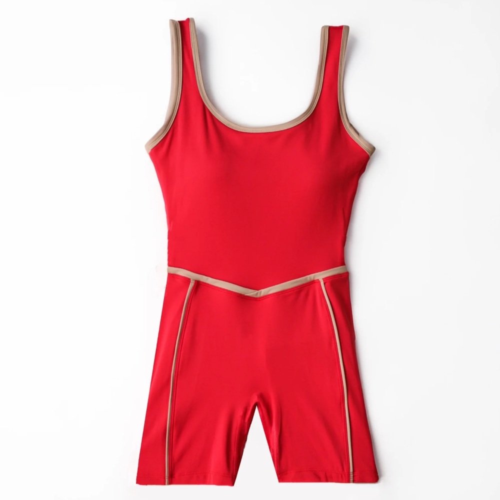 Social Sculpt FRIENDS N’ LOVERS ONESIE CHILI Size M